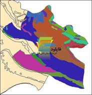 شیپ فایل زمین شناسی شهرستان بهبهان واقع در استان خوزستان
